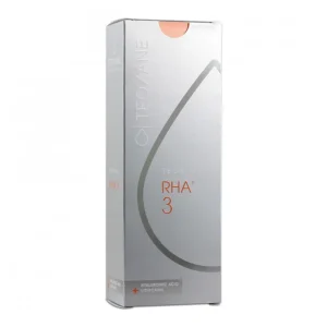 Teoxane Teosyal RHA 3 is a durable hyaluronic acid filler intended for dynamic wrinkle control and facial volumization. Teoxane Teosyal RHA 3