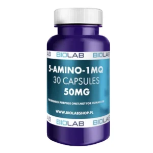 A new NNMT inhibitor called 5Amino-1MQ (50 mg Capsules) is being investigated for its potential to control metabolism, 5-amino-1MQ 50 mg, 30 caps