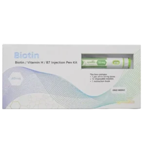 Boost hair and nail health with Synedica Biotin 40mg Pen, delivering targeted biotin support for stronger growth. Synedica Biotin 40mg Pen