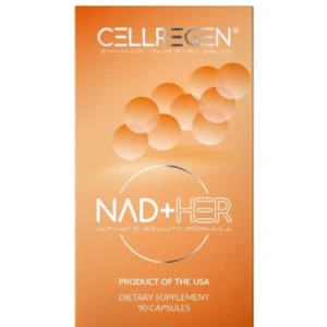 Alpha lipoic acid (ALA) and zinc bisglycinate support the body’s natural antioxidant defences. CellRegen NAD+ HER (NAD Capsules for Women)