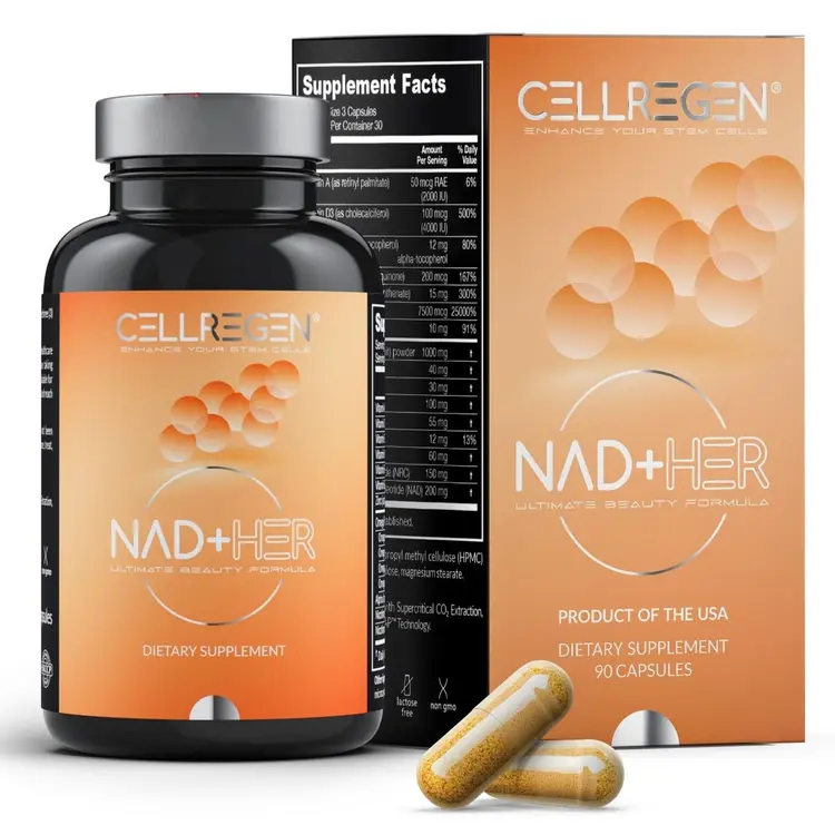 cellregen_nad_her_full_product-1 Alpha lipoic acid (ALA) and zinc bisglycinate support the body’s natural antioxidant defences. CellRegen NAD+ HER (NAD Capsules for Women)