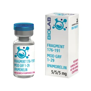 The product is unfit for human consumption and is neither a food nor a dietary supplement. Fragment 176-191 + MOD GRF 1-29 + Ipamorelin mix 5/5/5 mg