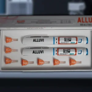 Revitalize your skin with Alluvi Glow GHK-CU, promoting firmer, smoother, radiant-looking skin through advanced peptide technology daily.