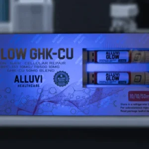 Alluvi Glow 70mg Ghk-Cu provides trusted information about Alluvi Glow GHK-CU products, authenticity verification, and official packaging guidance.