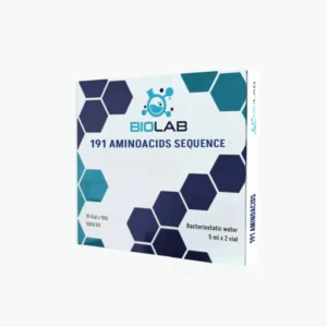 the 191-amino-acid sequence HGH (100 IU) is a recombinant growth hormone that is identical to the native human hormone. 191 Aminoacids Sequence 100iu