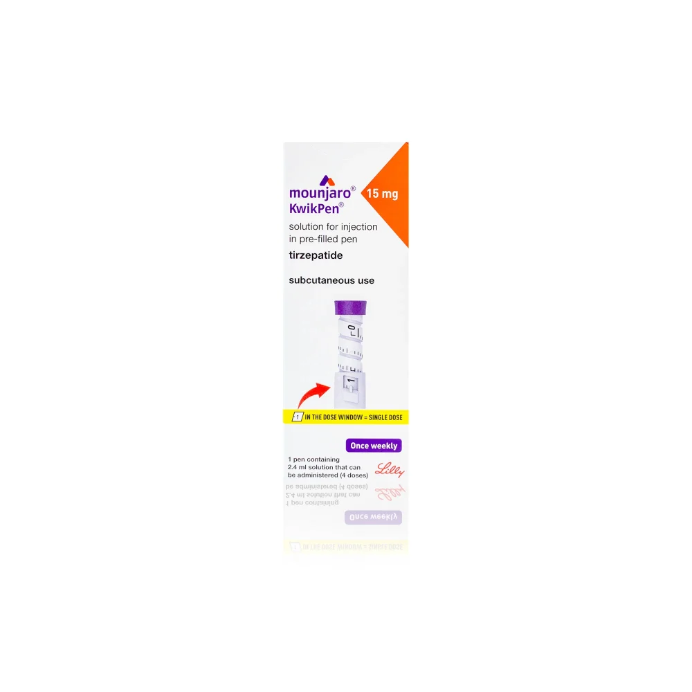 mounjaro-15-1000x1000-1 Mounjaro 15mg Kwikpen – 4 FREE NEEDLES INCLUDED offers convenient weekly tirzepatide treatment with four sterile pen needles included for administrative.