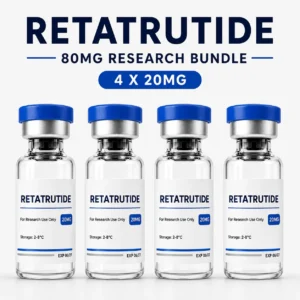 Writing Discover Retatrutide 80mg Research Bundle featuring premium quality, trusted research-grade peptides, comprehensive and exceptional value.
