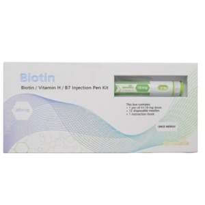 Synedica Biotin 40mg Injection Pen Kit delivers precise dosing with dependable quality for research applications today worldwide.