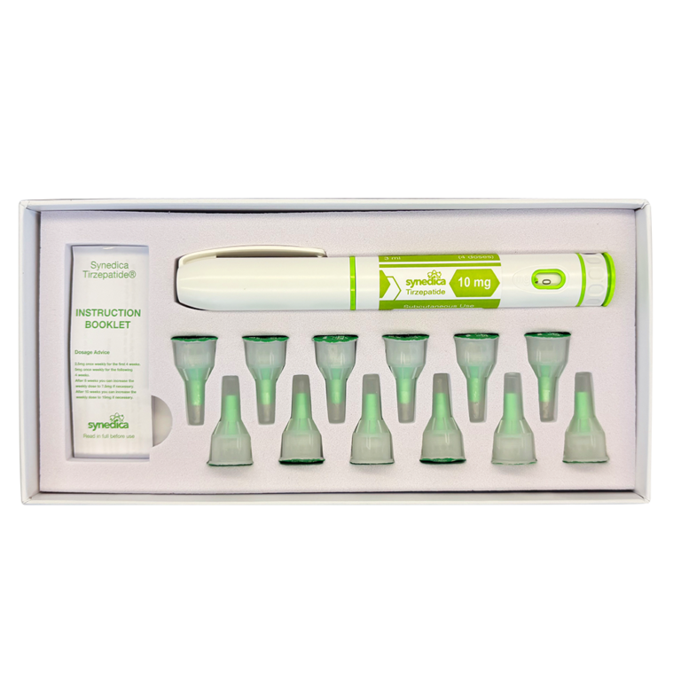 Tirzepatide3-768x768 Synedica Tirzepatide 40mg Injection Pen Kit delivers precise peptide dosing with dependable quality for research applications today.